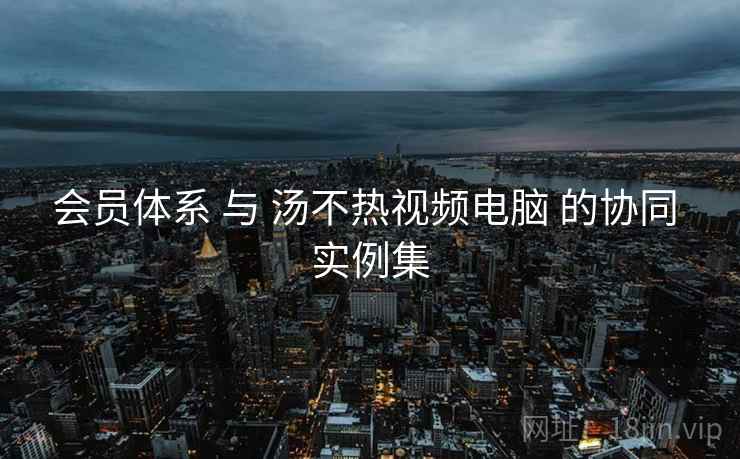 会员体系 与 汤不热视频电脑 的协同 实例集  第2张