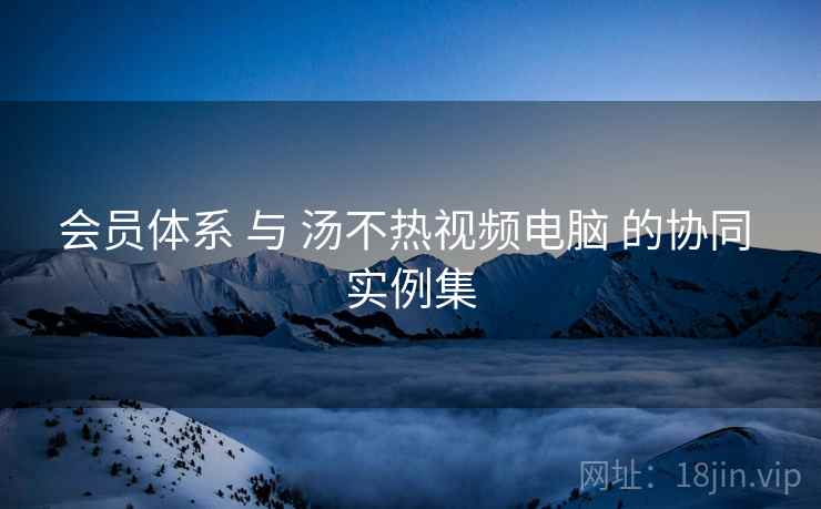会员体系 与 汤不热视频电脑 的协同 实例集  第1张